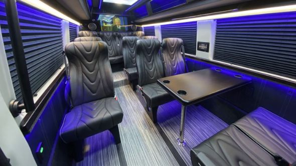 baltimore 18 passenger sprinter van interior