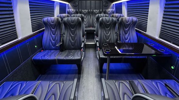 baltimore 20 passenger sprinter van interior