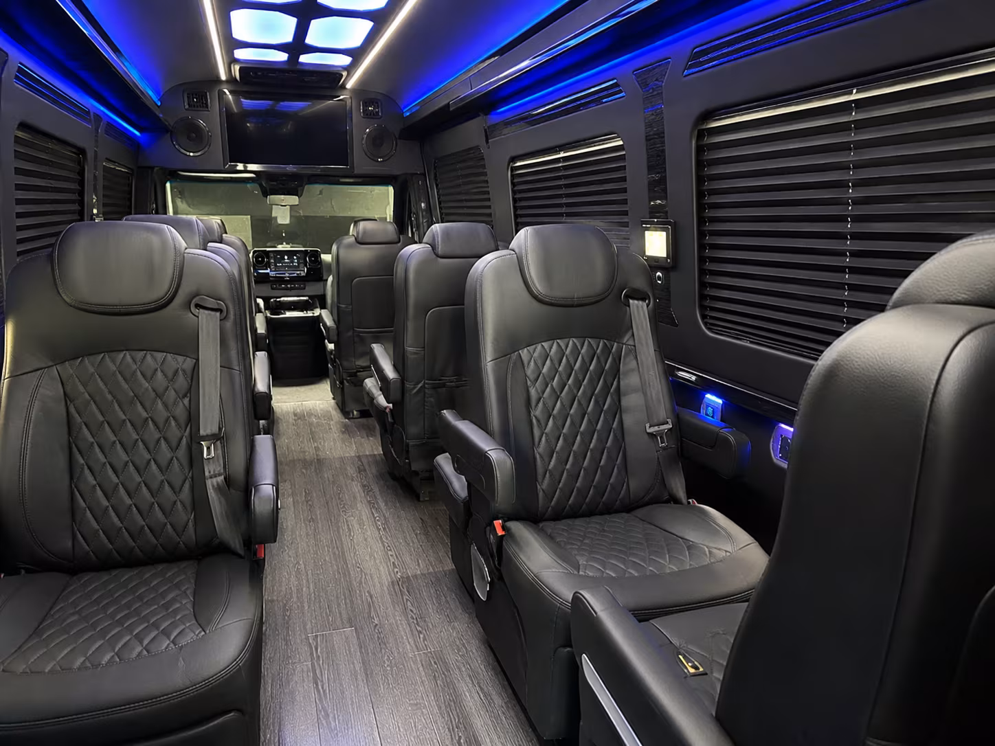 15 passenger sprinter van inside