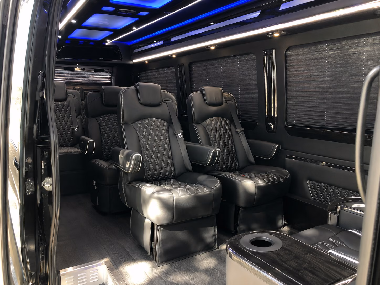 baltimore 18 passenger sprinter van inside