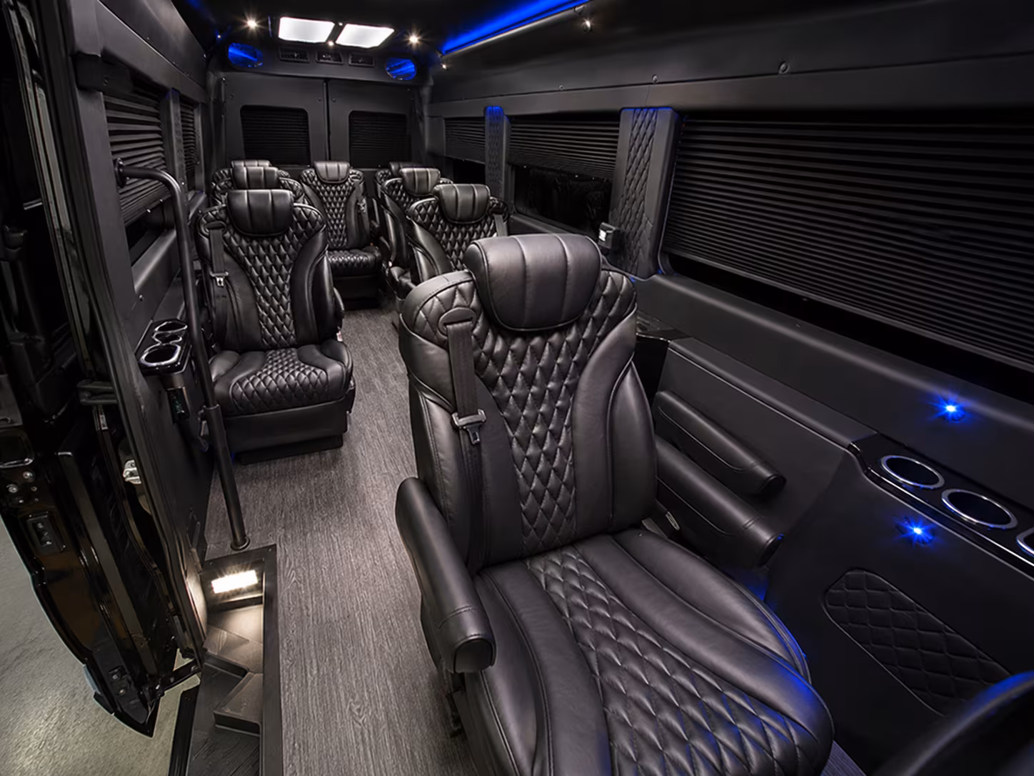 baltimore 18 passenger sprinter van interior