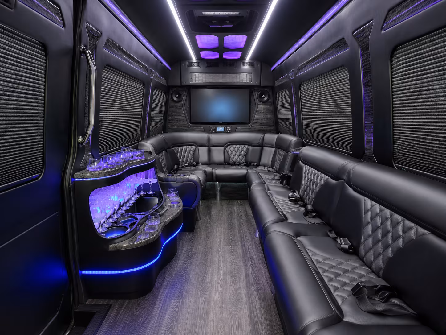 baltimore sprinter limousine interior